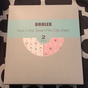Pack n Play Sheet/ mini crib sheet Brolex